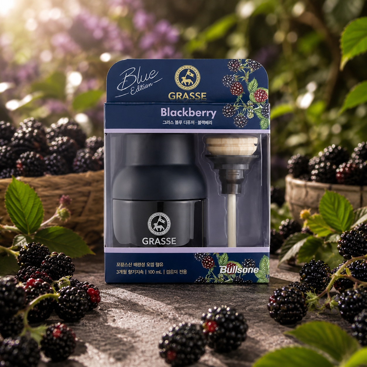 GRASSE DIFFUSER BLUE - Blackberry (100ml)